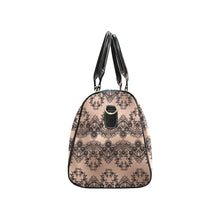 Load image into Gallery viewer, Gold Lace Travel Bag