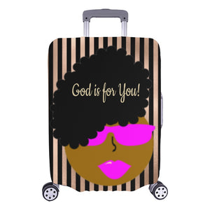 God Loves You Luggage Cover-Large(26"-28")