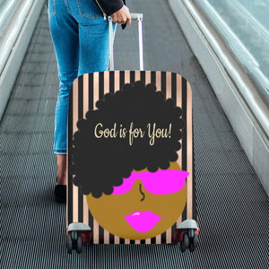 God Loves You Luggage Cover-Large(26"-28")