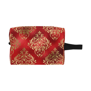 Red Gold Diamond Toiletry Bag
